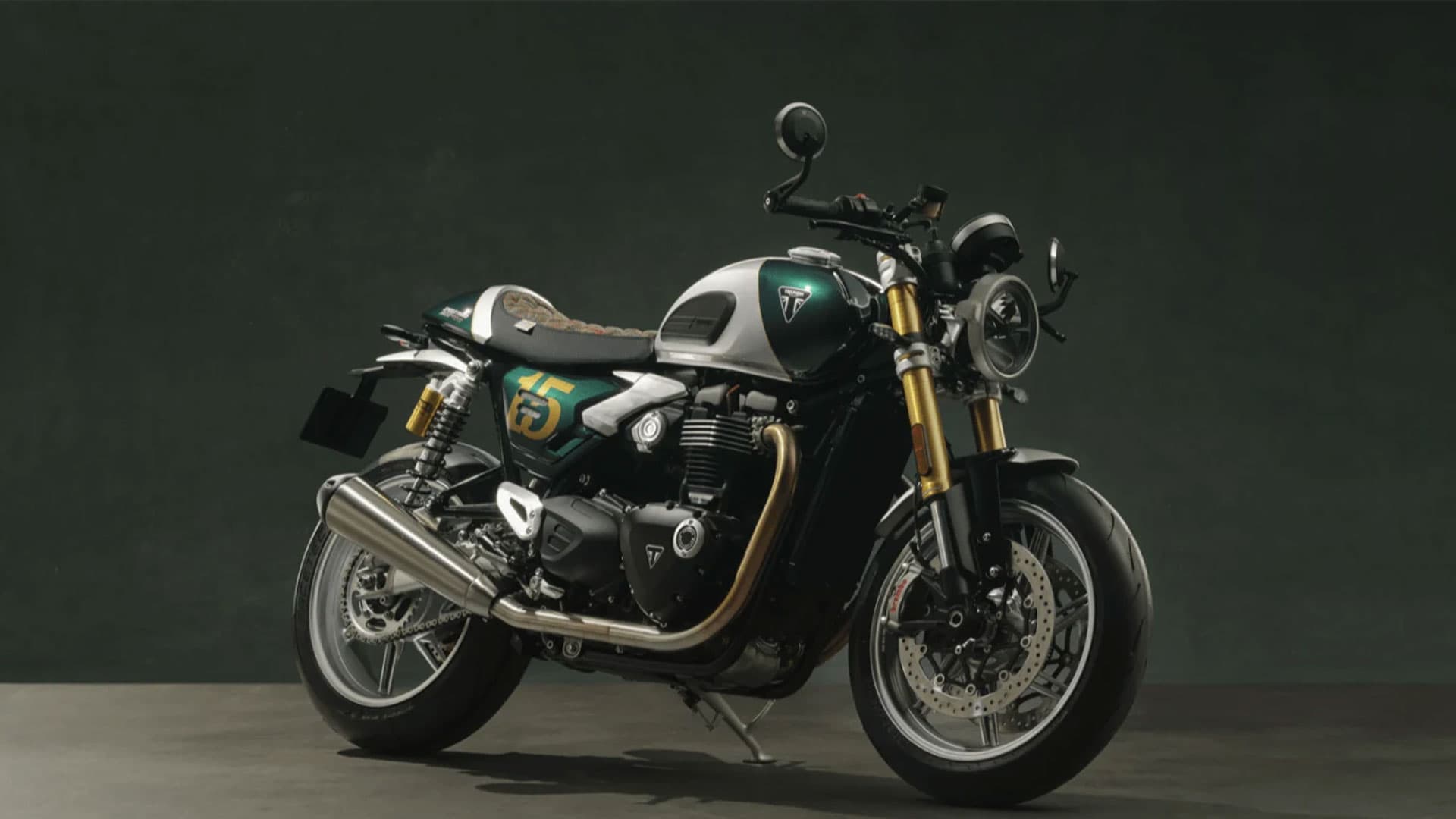 Triumph បង្ហាញម៉ូតូ Speed Twin 1200 Cafe Racer "DGR Edition" តែមួយគត់លើលោក