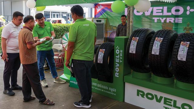 មោទនភាពផលិតផលខ្មែរ! សំបកកង់ Rovelo បង្ហាញគុណភាពស្តង់ដារអន្តរជាតិ ក្នុងពិព័រណ៍ 2025 Auto Road Show លើកទី 4