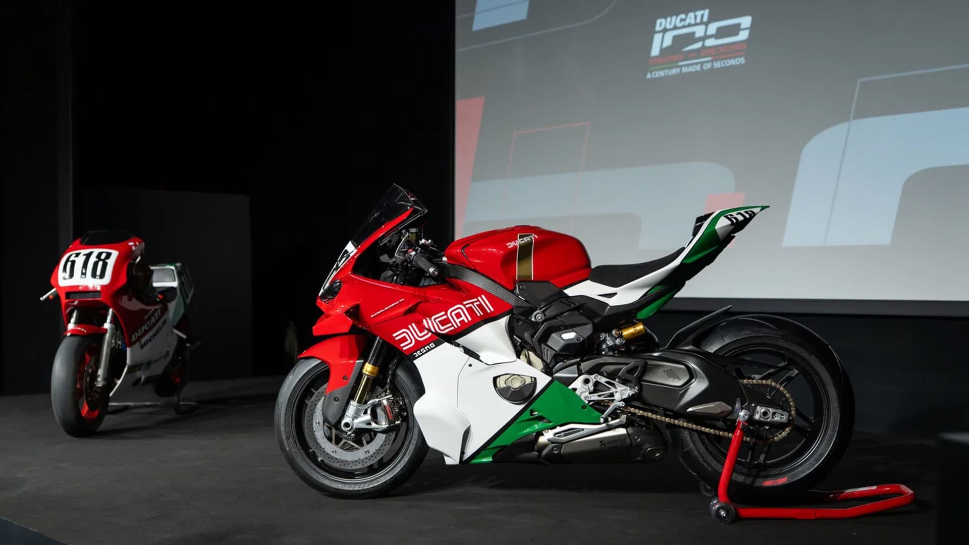 Ducati បង្ហាញម៉ូដែល Superleggera V4 Centenario Tricolore ដើម្បីអបអរខួប 100 ឆ្នាំ